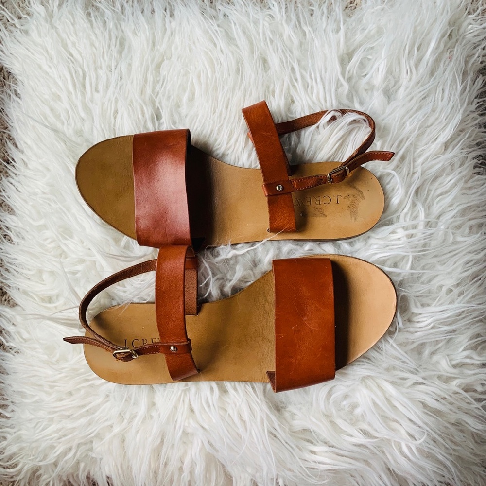 J. Crew leather sandals